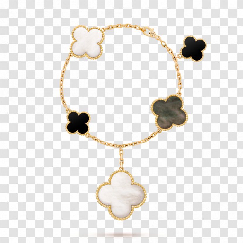 Van Cleef & Arpels Magic Alhambra Earrings Woman 2 Motifs Bracelet Jewellery - Ring - And Clover Necklace Transparent PNG