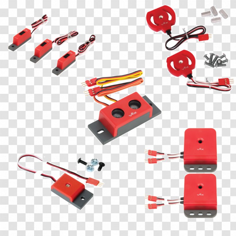 Robotic Sensors VEX Robotics Competition Electrical Connector - Electronics Accessory - Game Transparent PNG