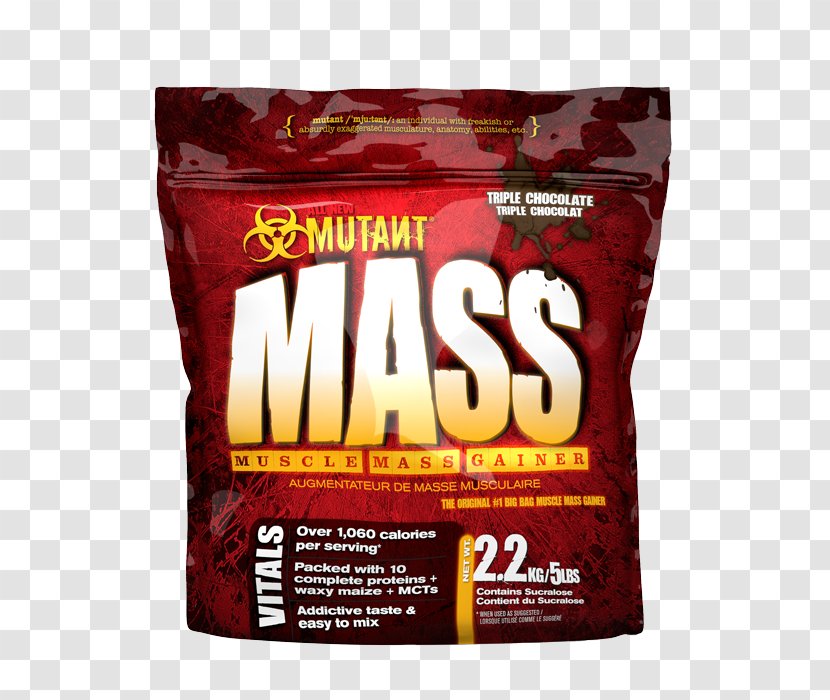 Dietary Supplement Gainer Mass Mutant Bodybuilding - Whey Protein Transparent PNG