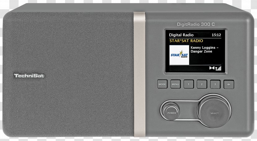 Digital Radio DAB+ Portable TechniSat Digitradio 300 C AUX Audio Broadcasting Transparent PNG