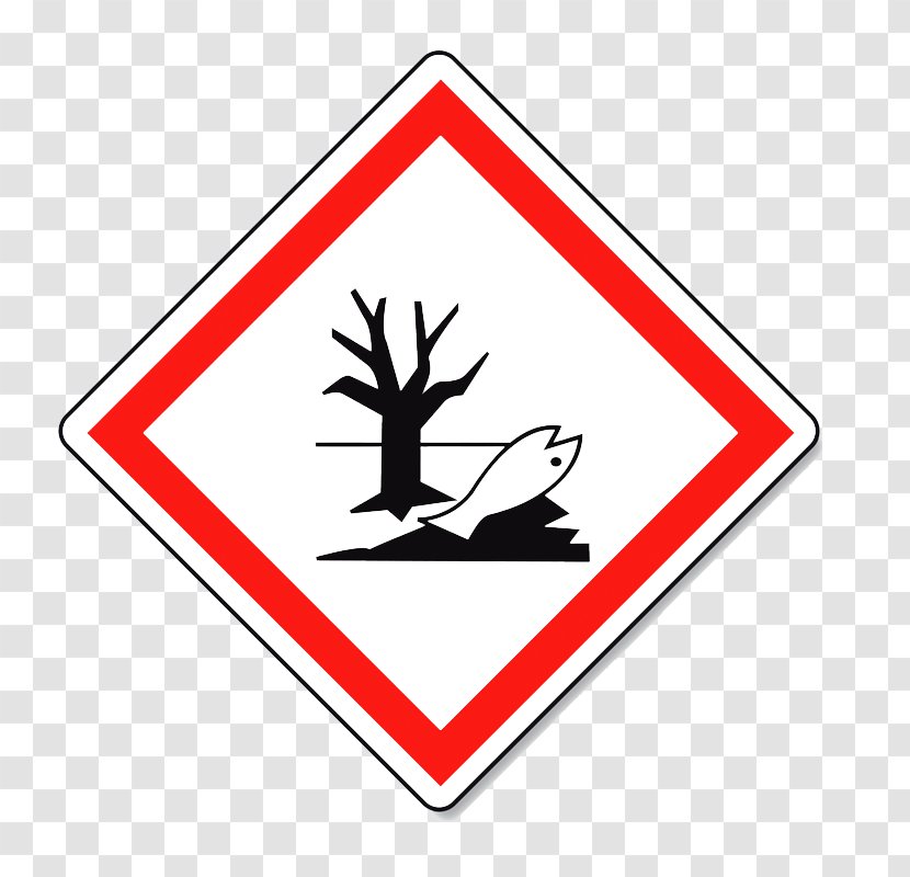 Globally Harmonized System Of Classification And Labelling Chemicals GHS Hazard Pictograms Dangerous Goods - Triangle - Natural Environment Transparent PNG