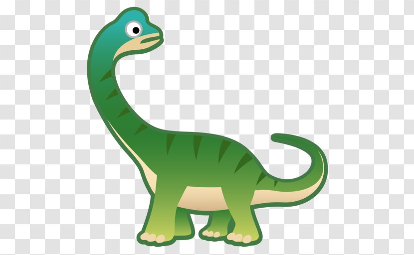 Tyrannosaurus Brachiosaurus Giraffatitan Emoji Sauropoda - Dinosaur Transparent PNG