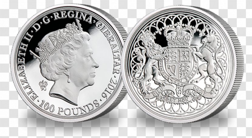 Coins Of The Pound Sterling United Kingdom Silver Piedfort - Coin Transparent PNG