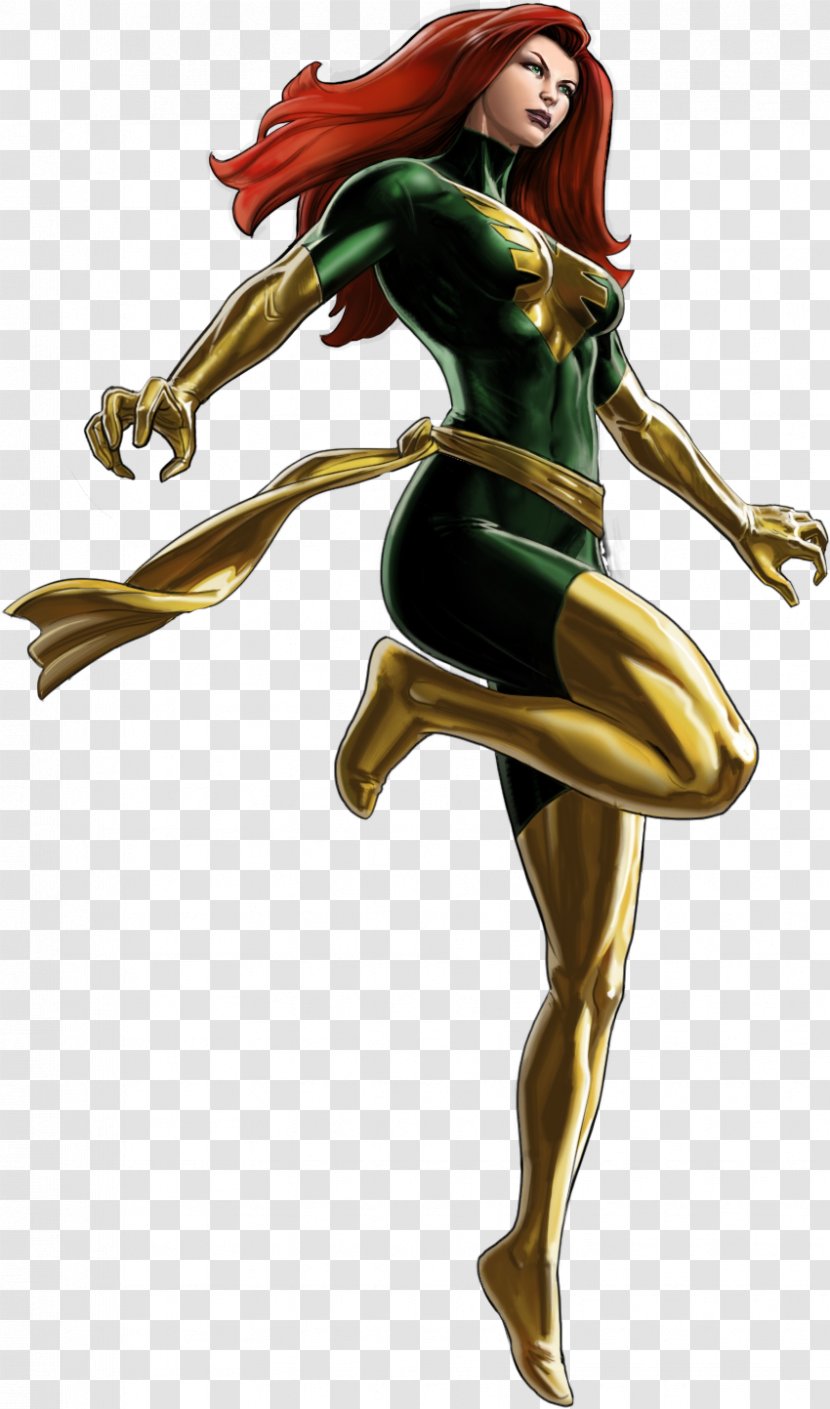 Marvel: Avengers Alliance Jean Grey Wolverine Cyclops Black Widow - Marvel Comics Transparent PNG