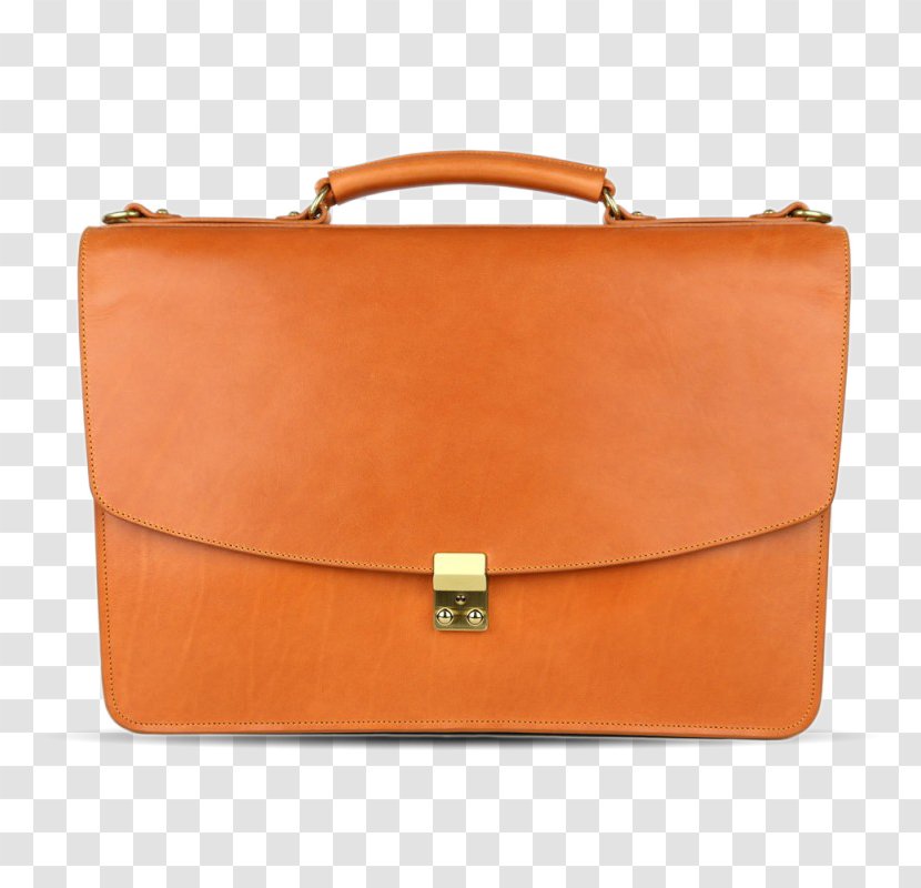 Briefcase Leather Handbag Messenger Bags - Peach - Bag Transparent PNG