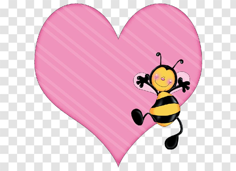 Honey Bee Insect Maya Valentine's Day - Cartoon Transparent PNG