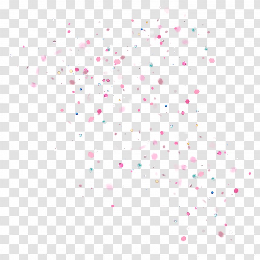 Pixie Confetti Glitter Petal PicsArt Photo Studio - Magenta - Dust Transparent PNG