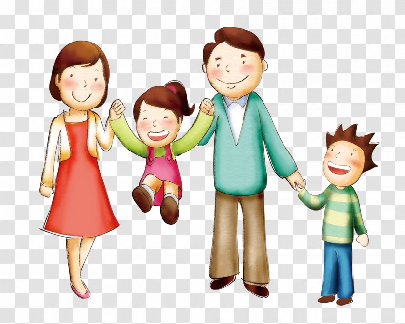Family If(we) Clip Art - Professional - Hand-drawn Cartoon Like Transparent PNG