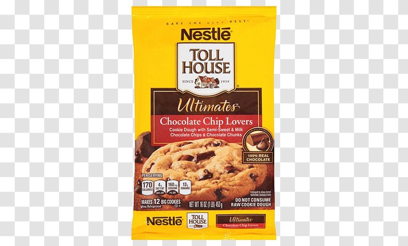 Chocolate Chip Cookie Cake Dough Toll House Inn Biscuits Transparent PNG