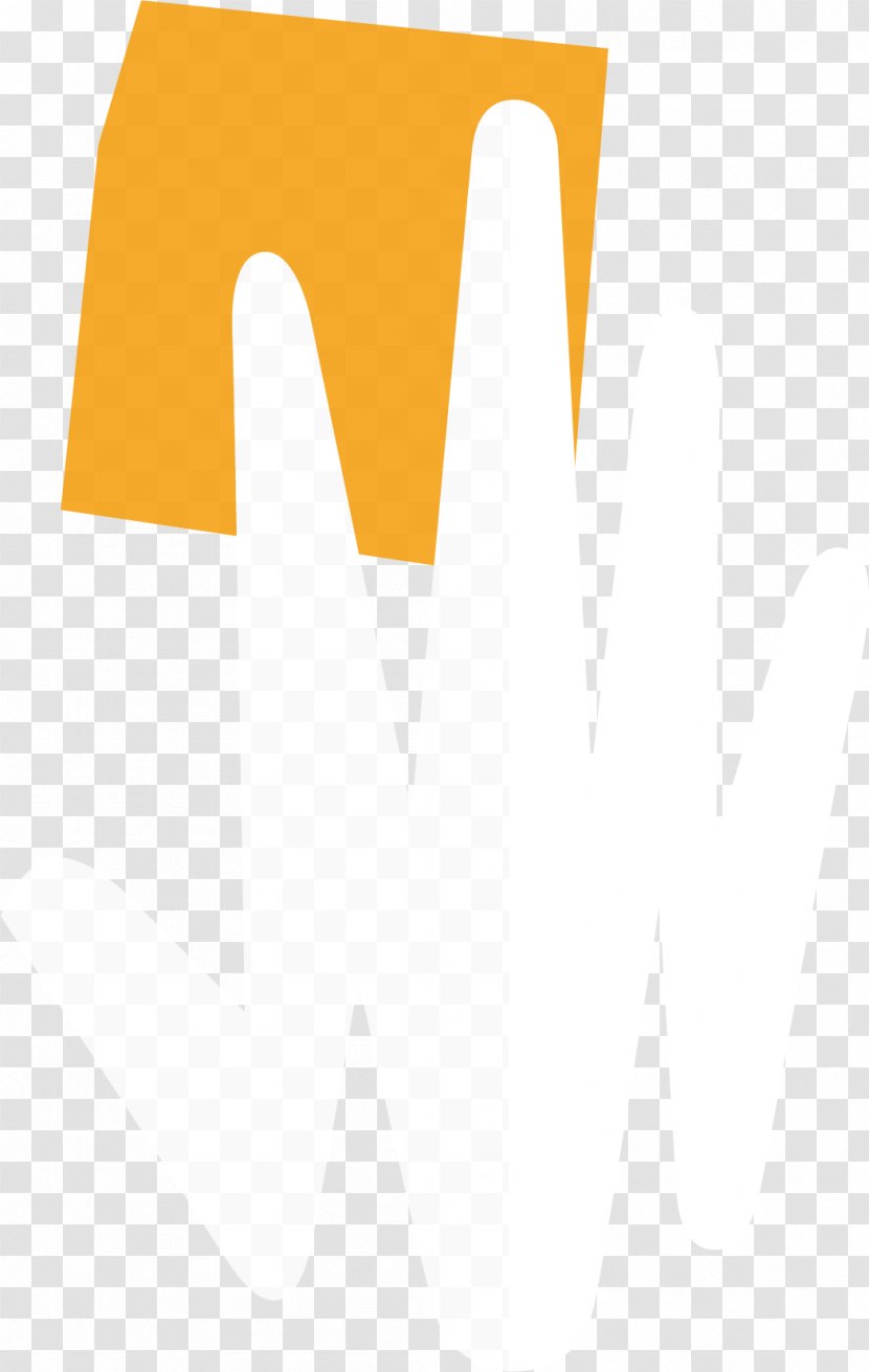 Logo Brand - Orange Banner Transparent PNG