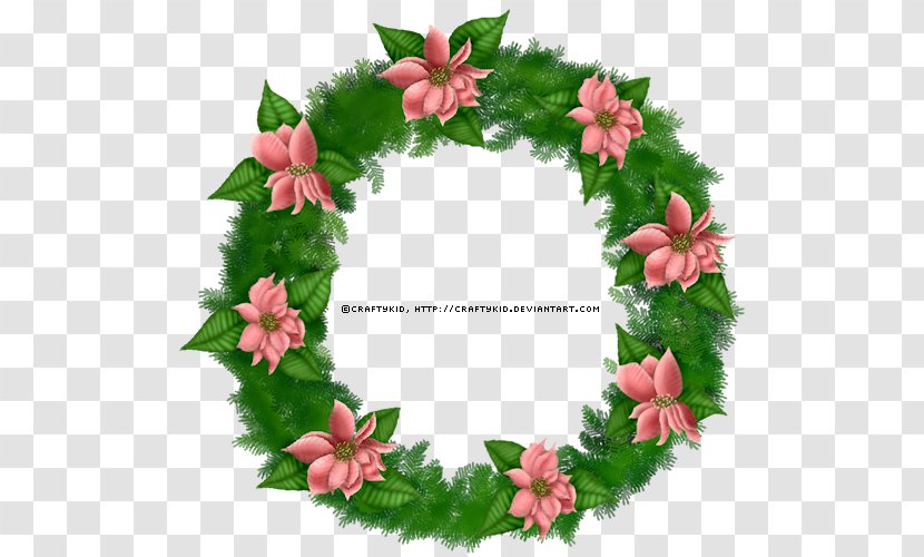 Wreath Christmas Floral Design Clip Art - Flower Arranging Transparent PNG