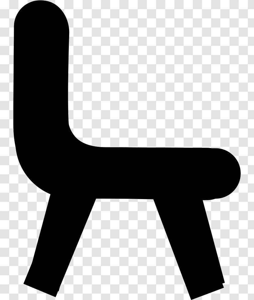Chair Sitting Clip Art - Black M - Design Transparent PNG