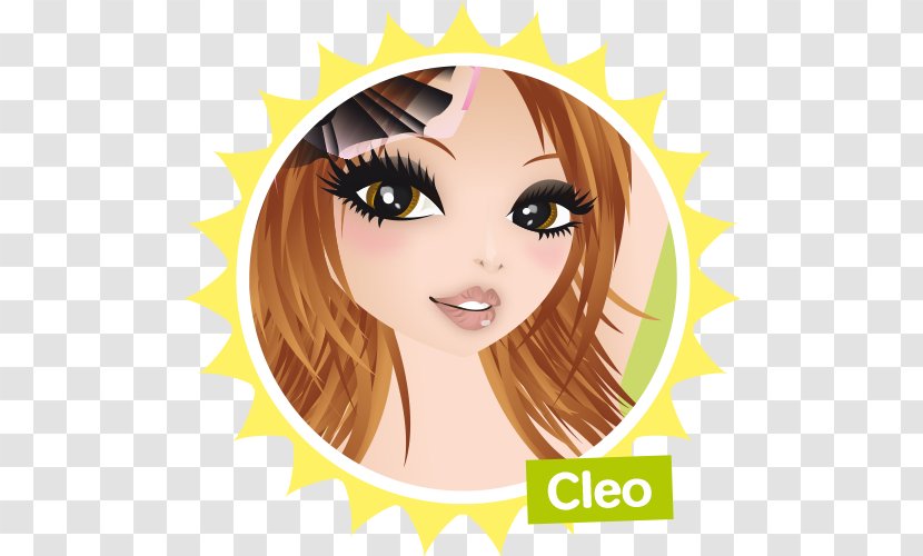 Trendy Model Stickers. Boutique. Con Adesivi Colour Model. Lilla Hair Coloring Eyebrow - Flower Transparent PNG
