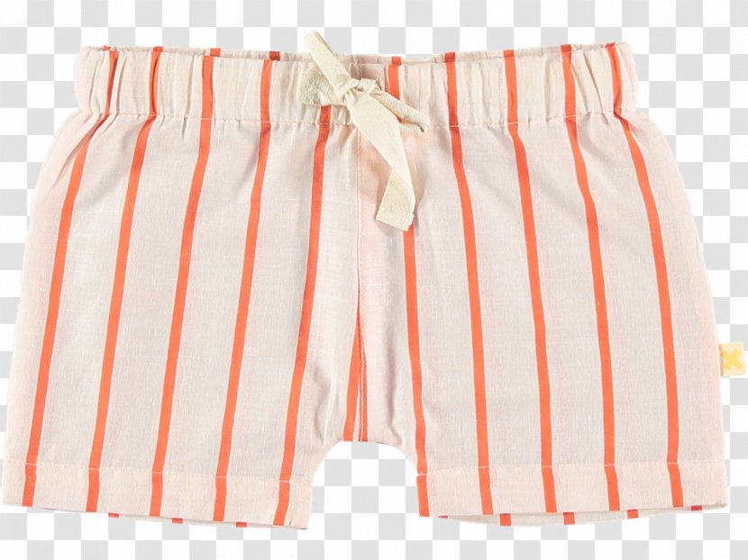 Trunks Underpants Shorts Swimsuit - Peach - Pink Stripes Transparent PNG