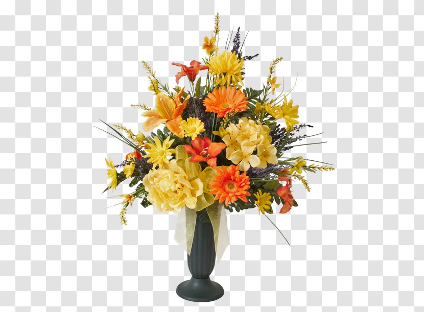 Floral Design Transvaal Daisy Flower Bouquet Cut Flowers Lilium - Yellow Transparent PNG