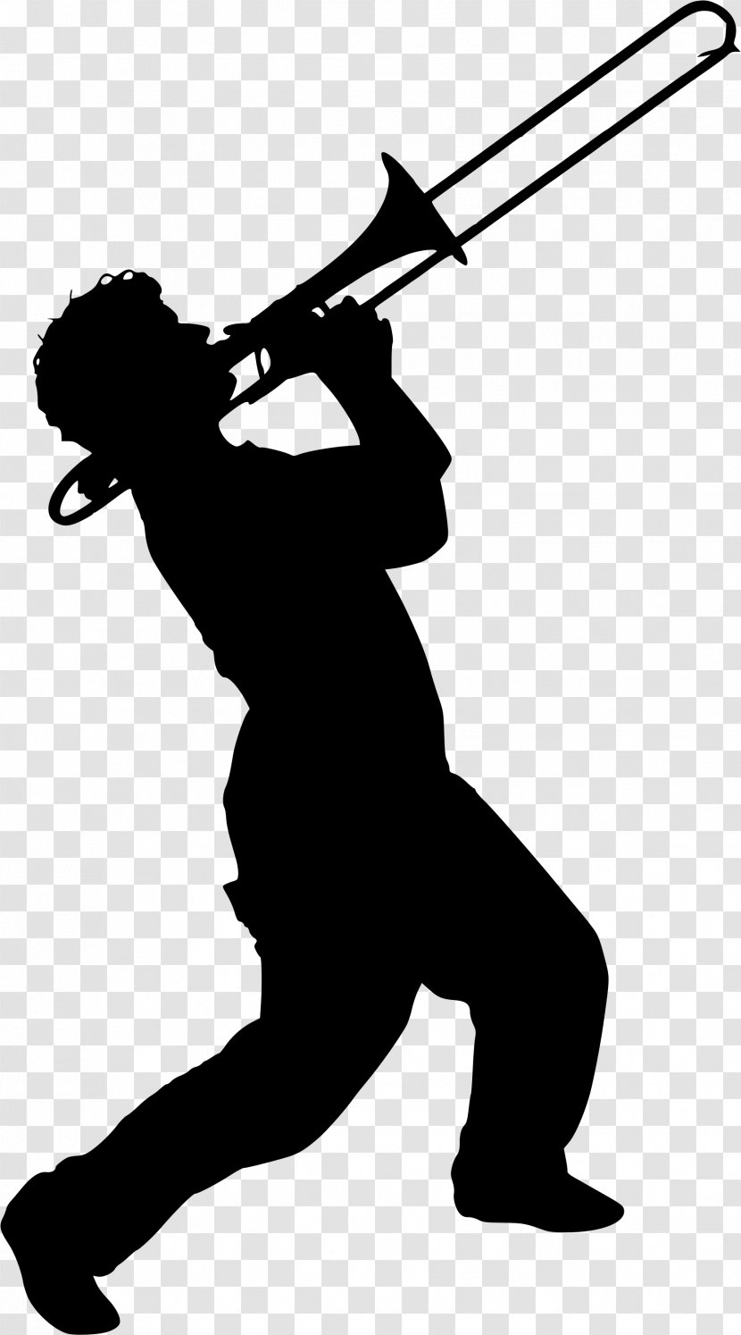 Trumpeter Silhouette Trumpet Solid Swing+hit Trombone - Swinghit Transparent PNG