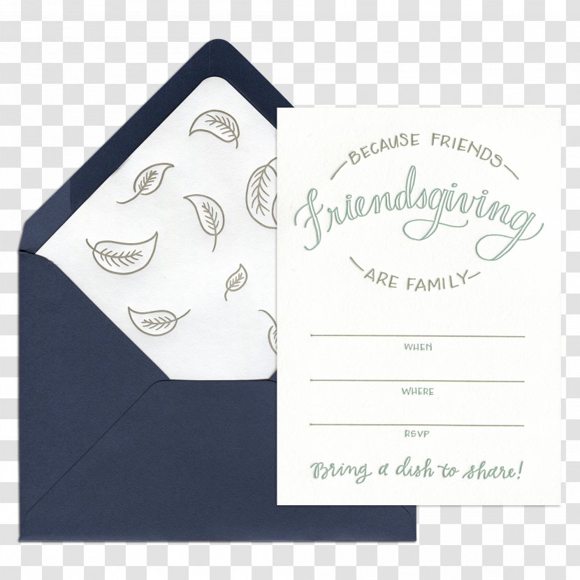 Wedding Invitation Paper The Winter Gathering Party Greeting & Note Cards - Baby Shower - Friendsgiving Transparent PNG