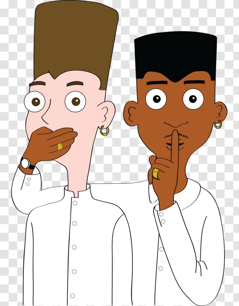 Kid 'n Play YouTube House Party Animated Cartoon - Silhouette - Youtube Transparent PNG