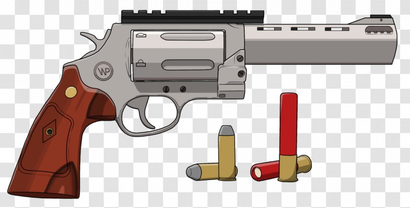 Revolver Firearm DeviantArt Handgun - Custom Revolvers Transparent PNG