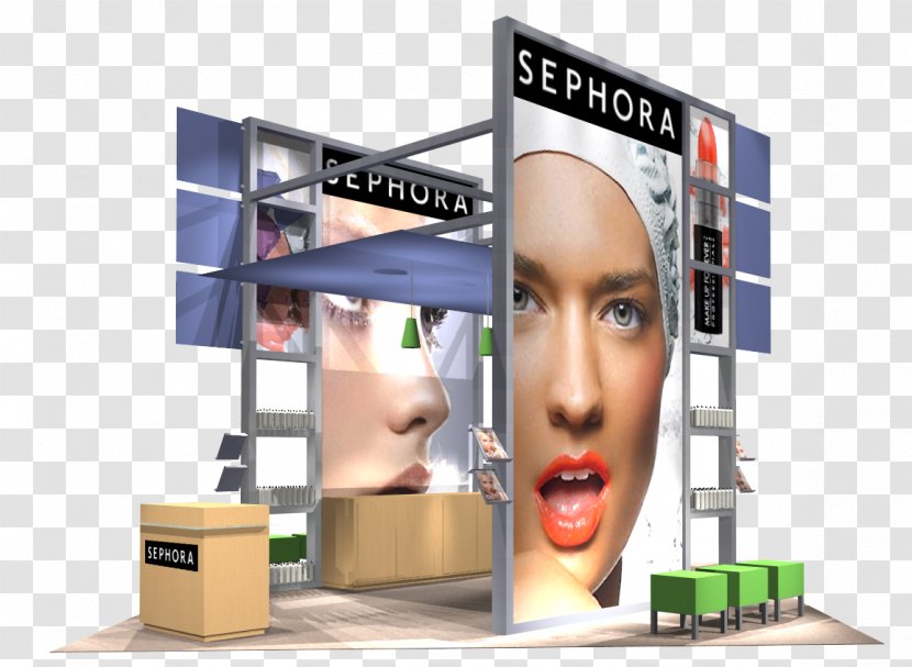 Business Sephora Display Advertising - Column Transparent PNG