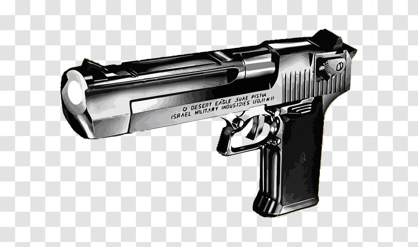 IMI Desert Eagle Pistol Firearm Weapon Handgun - Semi Automatic Transparent PNG
