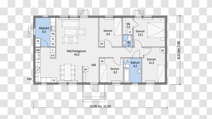 House Plan Hustillverkare Älvsbyhus Floor - Hylla - 70's Alternative Transparent PNG