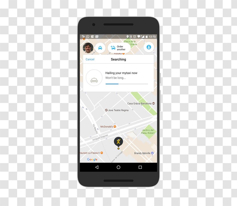 Uber Taxi Android Mobile Phones - App Transparent PNG