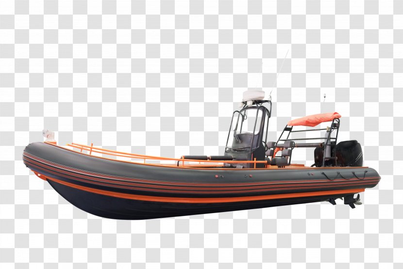 Rigid-hulled Inflatable Boat Raft Lifeboat - Photography Transparent PNG