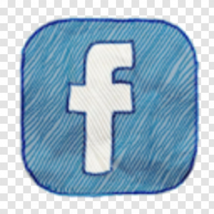Facebook Social Media - Electric Blue - Logo Transparent PNG