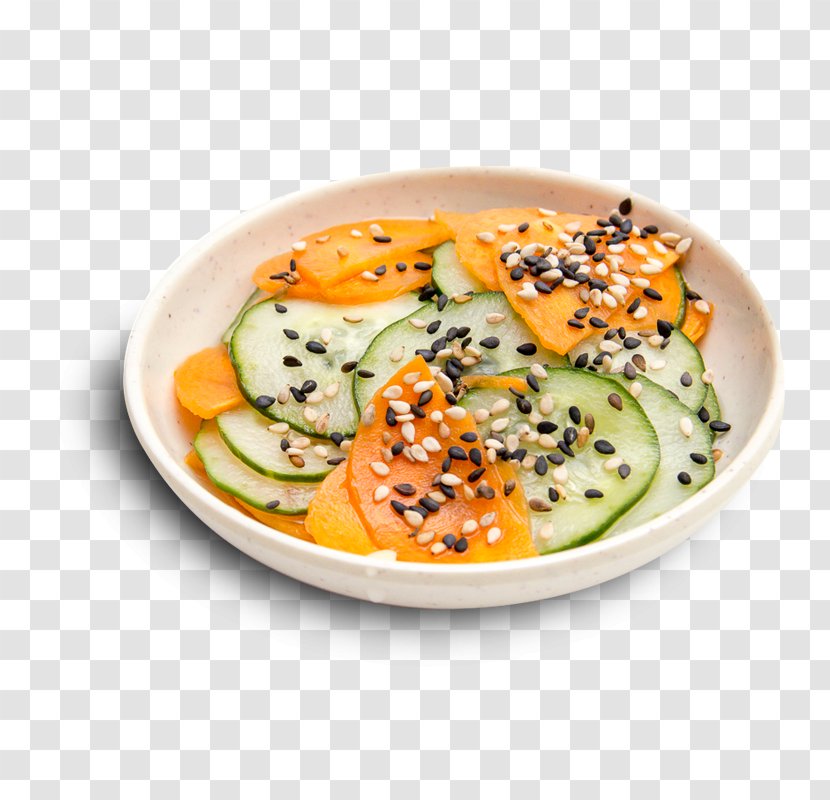 Vegetarian Cuisine Asian Plate Platter Garnish - Vegetable - Sushi Sashimi Transparent PNG