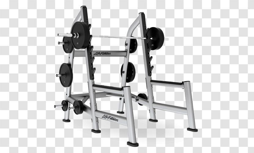 Power Rack Squat Weight Training Bench Life Fitness - Exercise - Dumbbell Transparent PNG