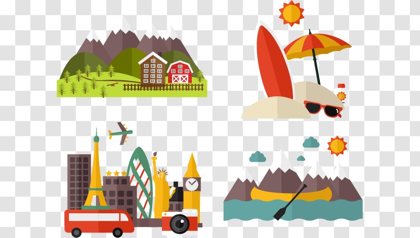 Vacation Icon - Illustrator - Vector Material Transparent PNG