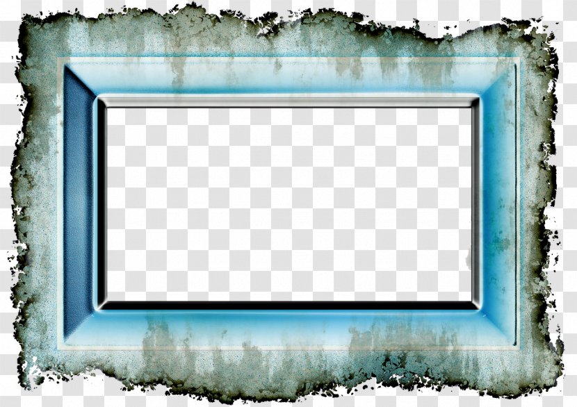 Picture Frames - Scrapbooking - Blue Transparent PNG