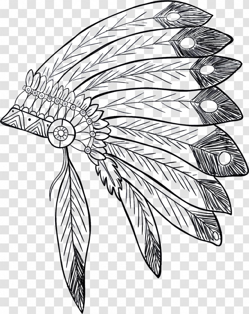 War Bonnet Indigenous Peoples Of The Americas Native Americans In United States Headgear Clip Art - Drawing - Indian Transparent PNG