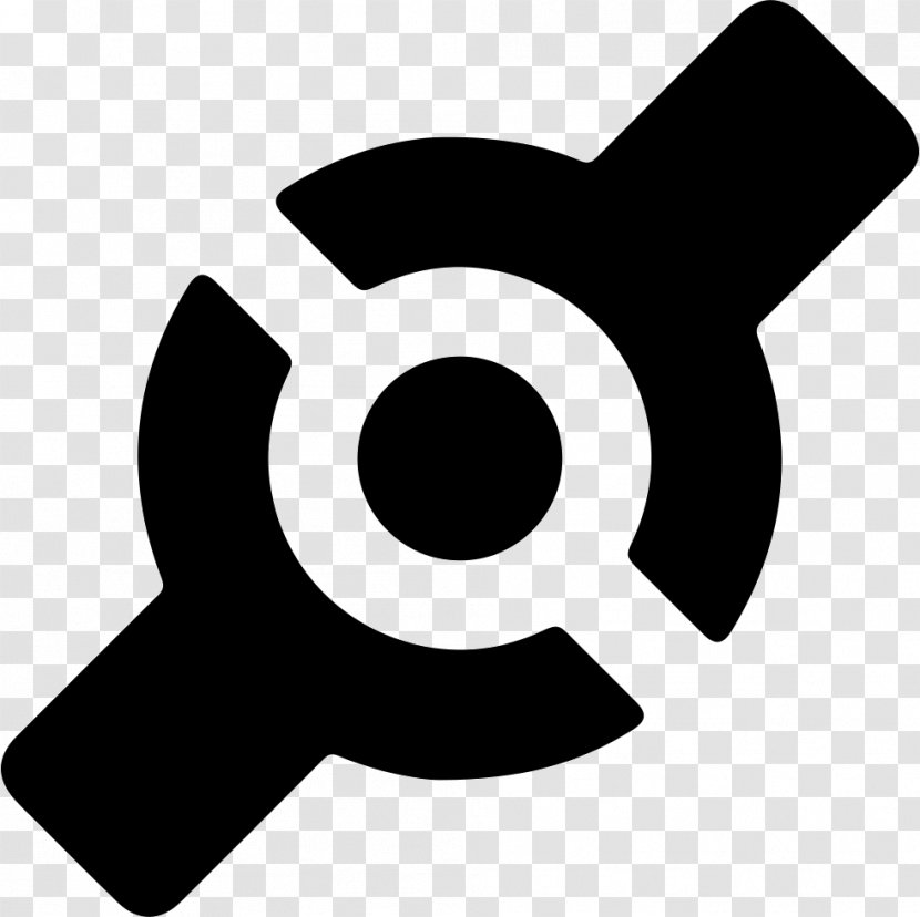 Symbol - Logo - Black And White Transparent PNG