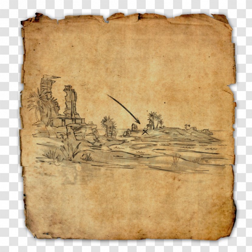 The Elder Scrolls Online II: Daggerfall Treasure Map - Pirate Transparent PNG
