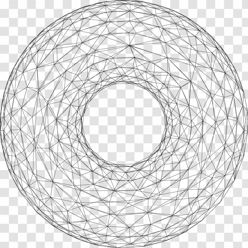 Circle Sphere Wire-frame Model - Shape Transparent PNG