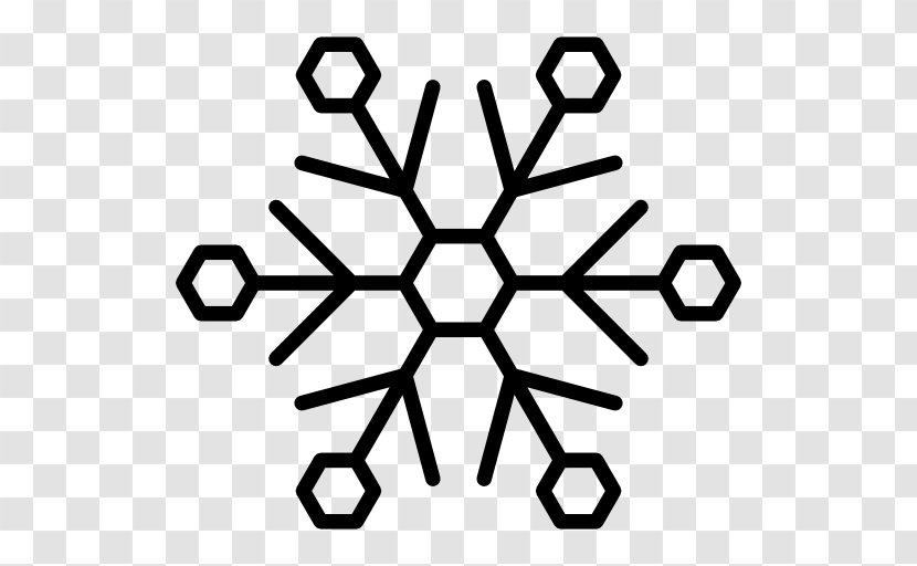 Snowflake Hexagon Drawing Clip Art - Monochrome Photography Transparent PNG