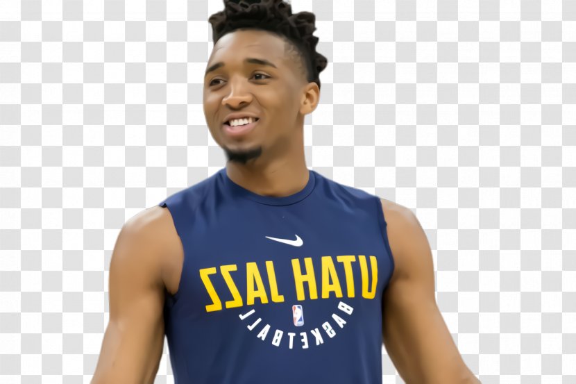 Donovan Mitchell Basketball Player - Top - Muscle Transparent PNG