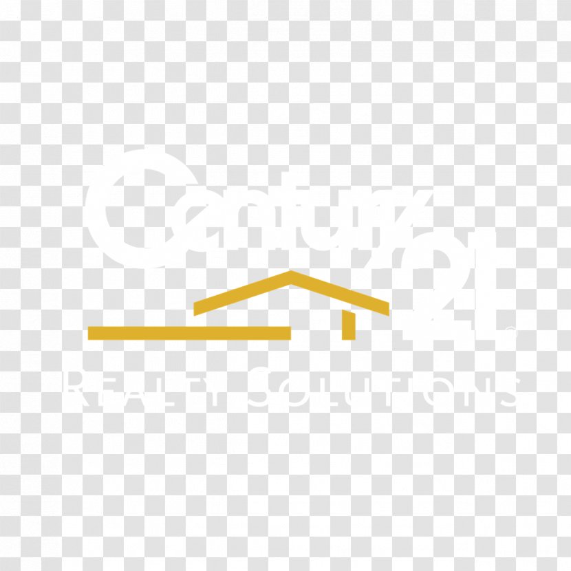 Brand Line Angle Logo - Yellow - Real Estate Agency Transparent PNG