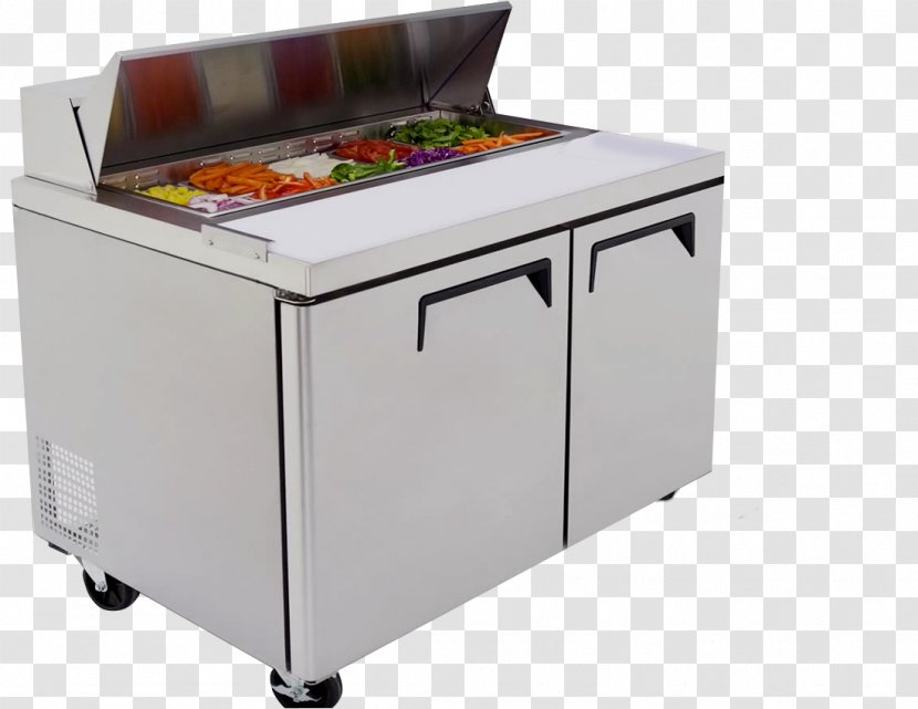 Refrigerator Furniture Kitchen Countertop Salad - Food - Washing Transparent PNG