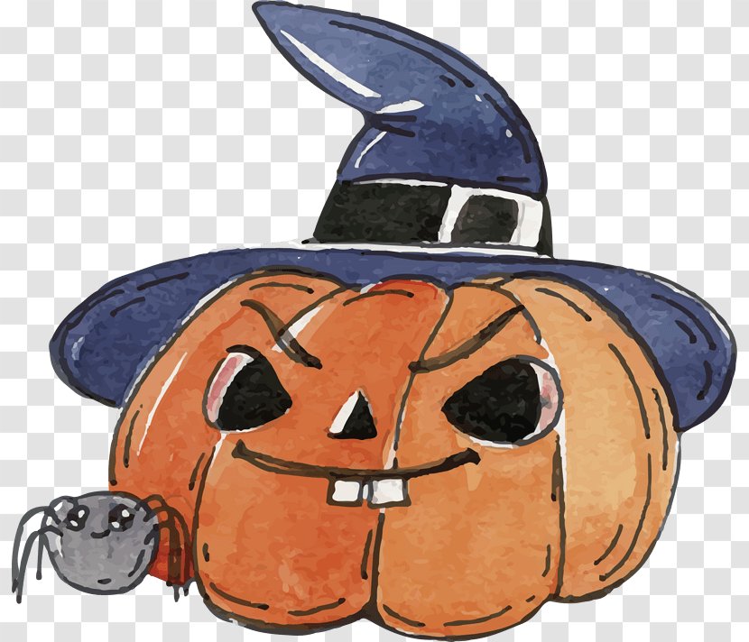 Witch Pumpkin Vector Graphics Image - Halloween Sale Transparent PNG
