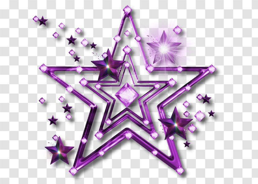 Star Purple Yellow Clip Art - Jewels Transparent PNG