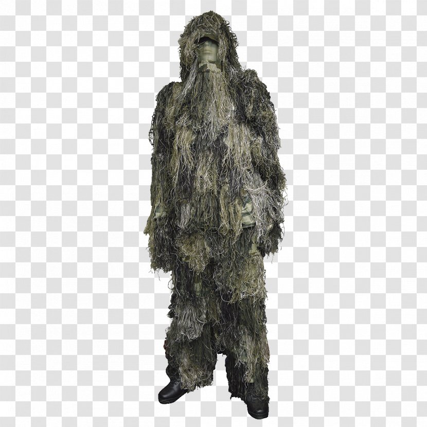 Ghillie Suits Clothing Military Camouflage - Uniform Transparent PNG