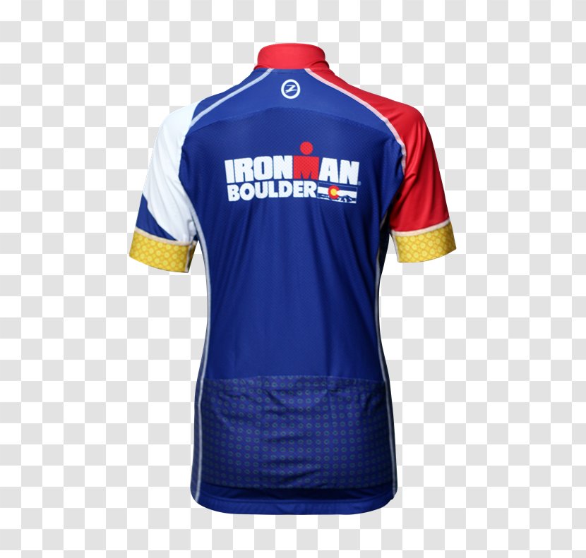 Sports Fan Jersey T-shirt Sleeve Cobalt Blue - Uniform - Ironman Boulder Transparent PNG