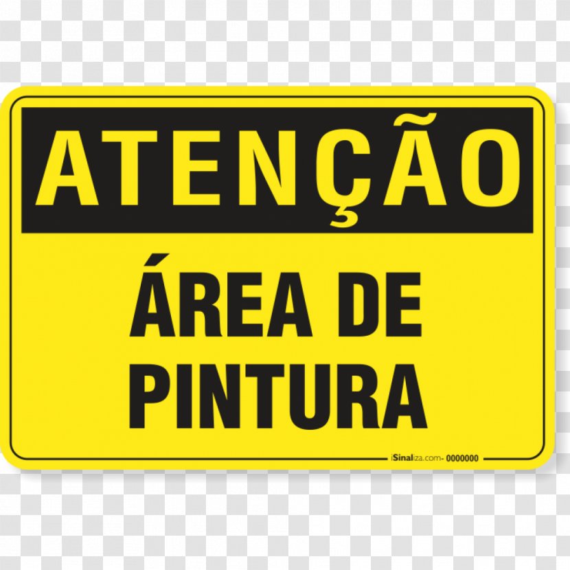 Vehicle License Plates Warning Sign Sticker Traffic - Area - Atenção Transparent PNG