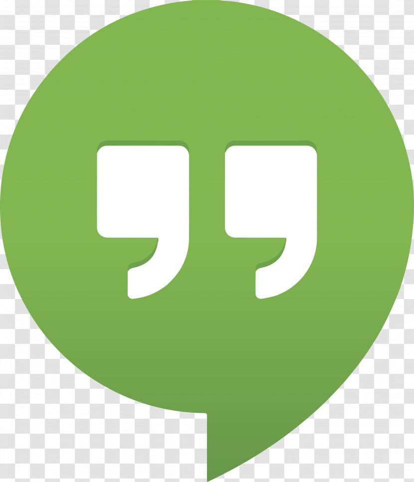 Google Hangouts Videotelephony Talk Logo - Chrome Transparent PNG
