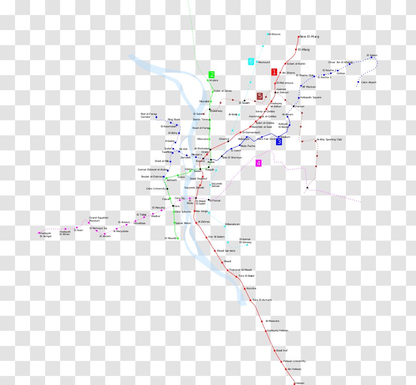 Cairo Metro Rapid Transit Map Glasgow Subway Bus Transparent PNG