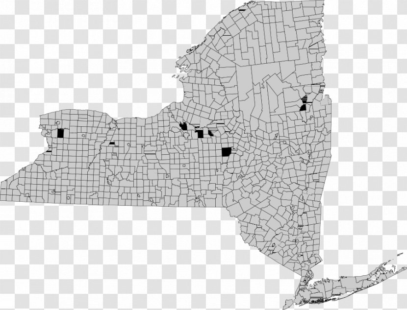 New York City Township Map Collection - Cartoon Transparent PNG