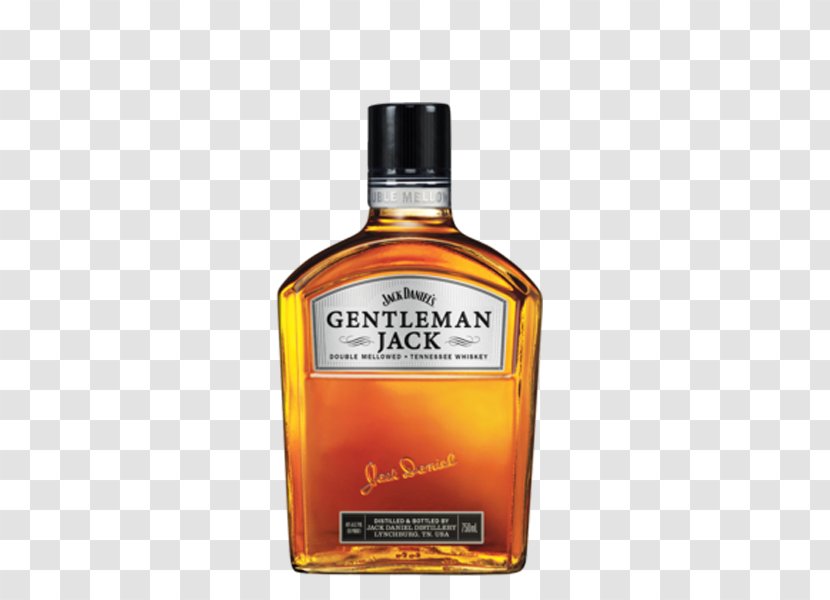 Gentleman Jack Rare Tennessee Whiskey Liquor Daniel's - Alcoholic Beverage Transparent PNG
